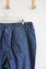 Shein Curve Distressed Elastic Waist Jeans | 2XL