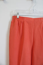 NEW Alfred Dunner Tuscan Sunset Orange Pants | 16