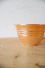 Fire-King Lustre Orange Teacup