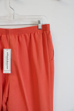 NEW Alfred Dunner Tuscan Sunset Orange Pants | 16