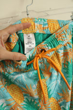NEW Members Mark Pineapple Resort Swim Trunk | XXL
