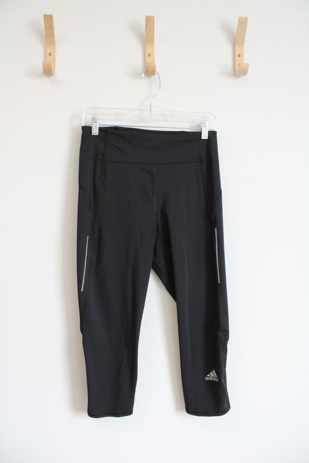 Adidas Black Athletic Capri Leggings | M
