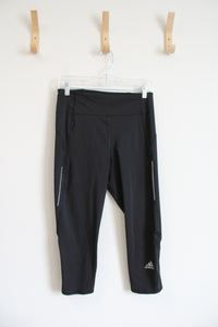 Adidas Black Athletic Capri Leggings | M