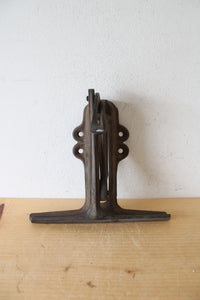Vintage Cast Iron Saw Sharpening Wall Mount Clamping Tool