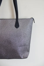 Kate Spade Joeley Dusty Navy Glitter Large Tote Bag