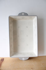 Berkley Jensen Gray Floral Bakeware Dish Set