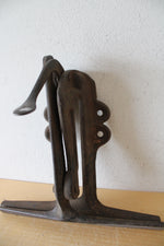 Vintage Cast Iron Saw Sharpening Wall Mount Clamping Tool