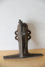 Vintage Cast Iron Saw Sharpening Wall Mount Clamping Tool