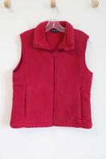 Lands' End Fuzzy Pink Vest | S (6-8)