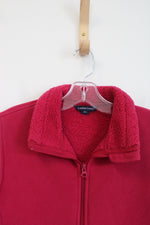 Lands' End Fuzzy Pink Vest | S (6-8)