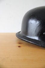 Vintage WWII Black Helmet