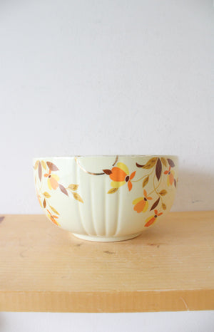 Hall's Superior Fall Colored Floral Medium Bowl