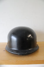 Vintage WWII Black Helmet