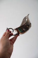 Vintage Silver Plated Gravy Boat & Warming Stand