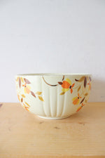 Hall's Superior Fall Colored Floral Medium Bowl