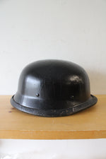 Vintage WWII Black Helmet