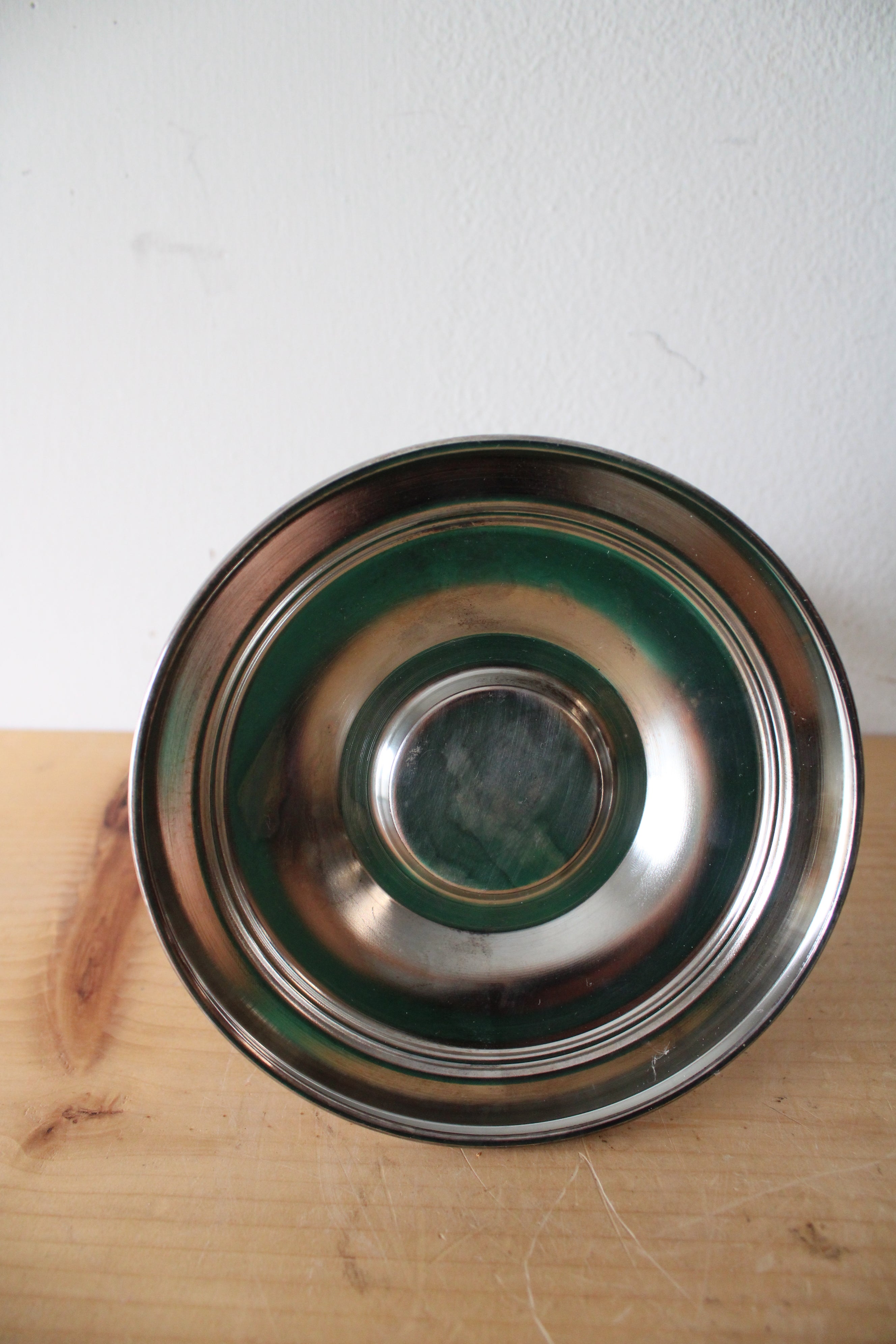 Vintage Silver Plated Gravy Boat & Warming Stand