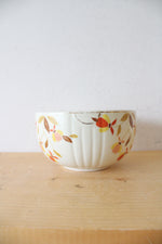 Hall's Superior Fall Colored Floral Bowl