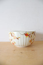 Hall's Superior Fall Colored Floral Bowl