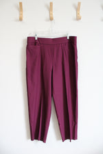 Alfred Dunner Plum Stretch Pants | 12