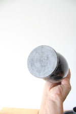 Vintage Black Gray Marble Sake Decanter & Mini Goblet Tray Set