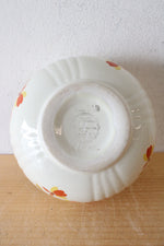 Hall's Superior Fall Colored Floral Bowl