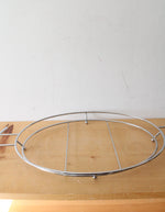 NEW Natura By Godinger Porcelain Oval Serving Platter & Metal Holder