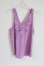 Under Armour HeatGear Purple Logo Tank | M