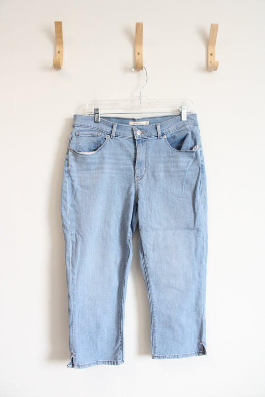 Levi's Light Wash Capri Jeans | 12
