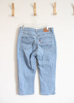 Levi's Light Wash Capri Jeans | 12