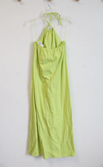 NEW Old Navy Lime Green Halter Neck Maxi Dress | L Tall
