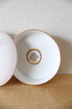 Alice Clouser Hand Painted Woman Trinket Dish