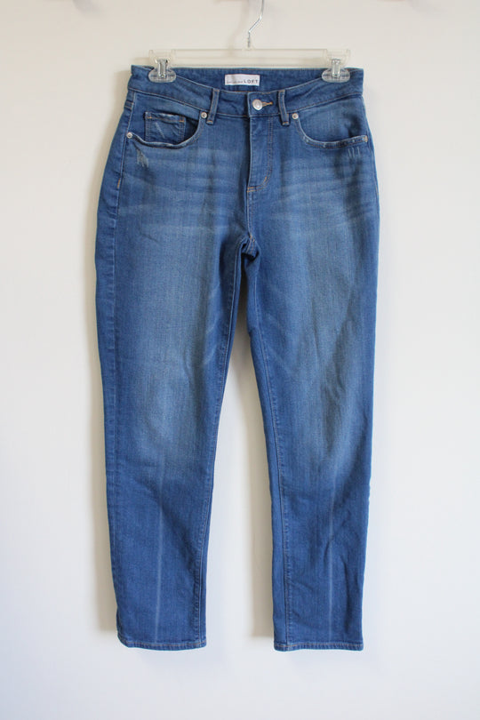 LOFT The Girlfriend Blue Jeans | 0