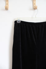 Jon Jac Black Velvet Pants | L
