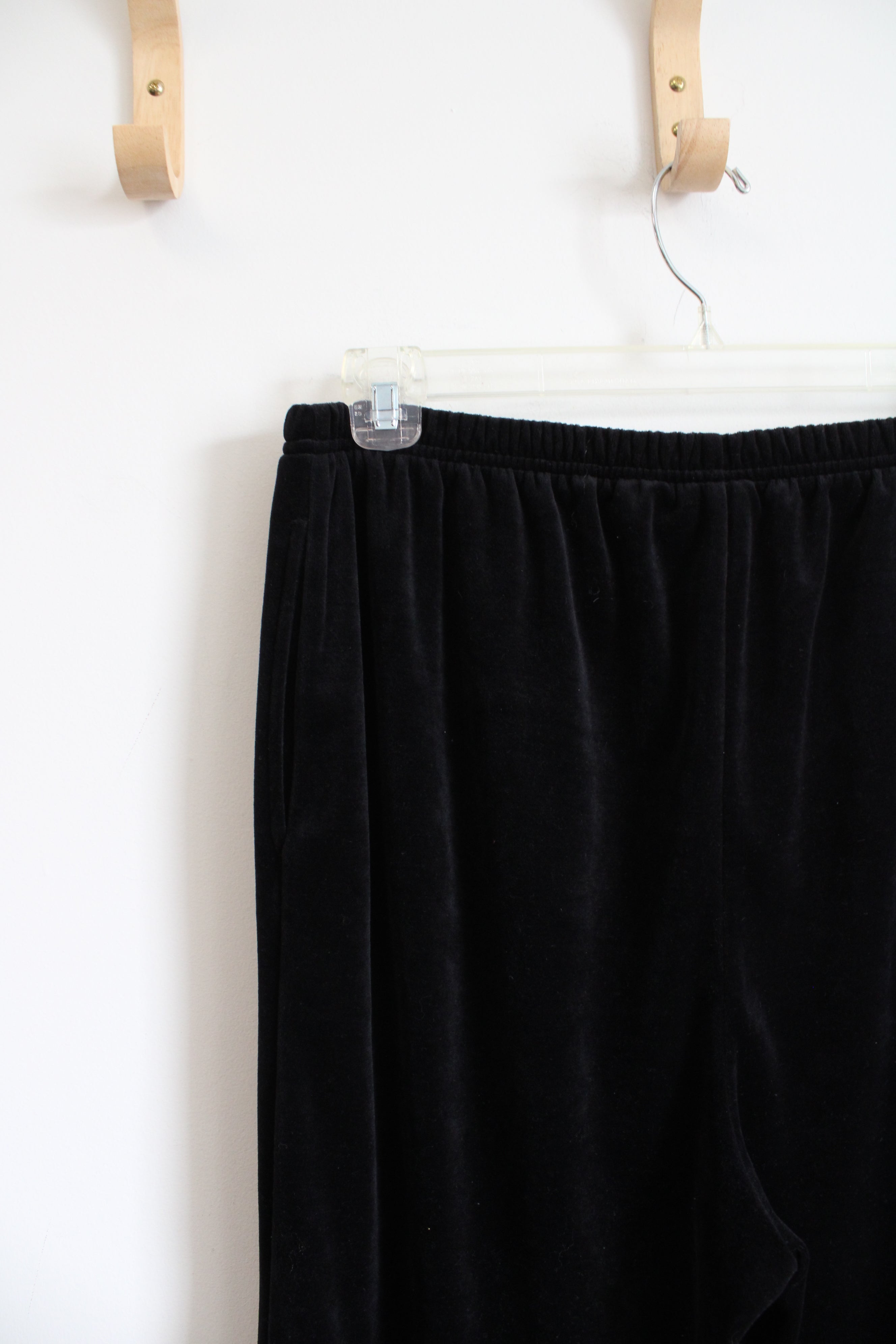 Jon Jac Black Velvet Pants | L