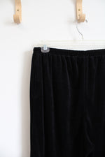 Jon Jac Black Velvet Pants | L