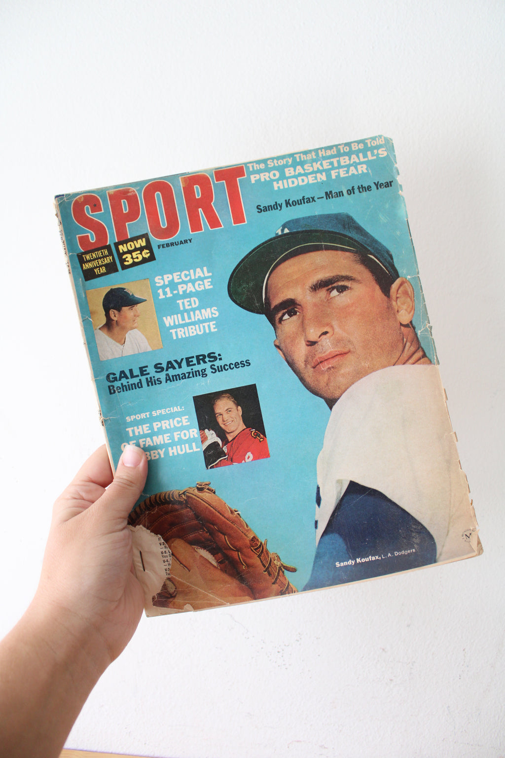 Sport Sandy Koufax February 1966 Issue