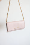 Michael Kors Jet Set Pink Crossbody Wallet