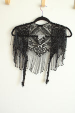 NEW Sharmark Las Vegas 1994 Black Beaded Shawl | One Size
