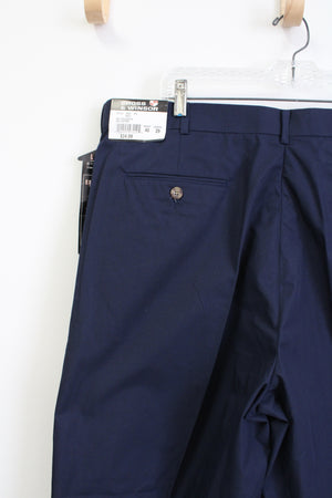 NEW Cross & Windsor Navy Blue Stretch Comfort Waistband Pants | 40X29