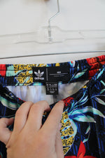 Adidas Blue Floral Track Pants | M