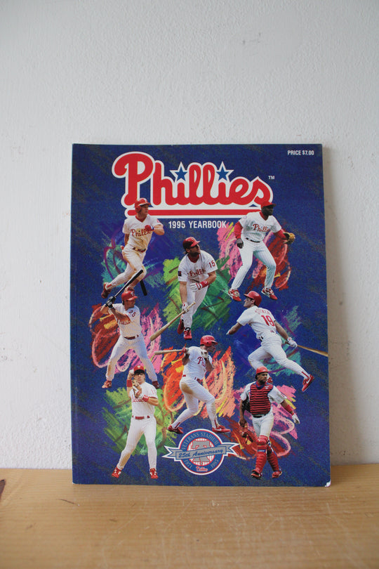 Phillies 1995 Yearbook 25th Anniversary Veterans Stadium