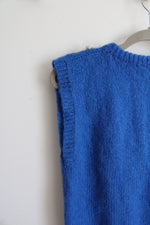 The Eagle's Eye Vintage Blue Polar Bear Mohair Blend Sweater | M