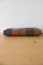 Michael Kors Studded Patchwork Signature Continental Wristlet Wallet