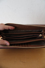 Michael Kors Studded Patchwork Signature Continental Wristlet Wallet