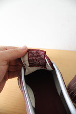 Vintage 1980s Nike Maroon Bowling Shoes | Size 7.5