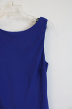 S.L. Fashions Cobalt Blue Shift Dress | M