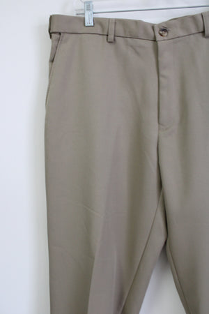 Haggar Tan Dress Pant | 34X29