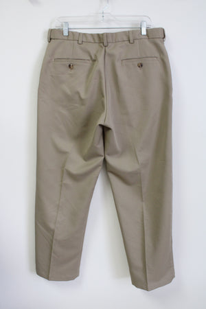 Haggar Tan Dress Pant | 34X29