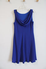 S.L. Fashions Cobalt Blue Shift Dress | M